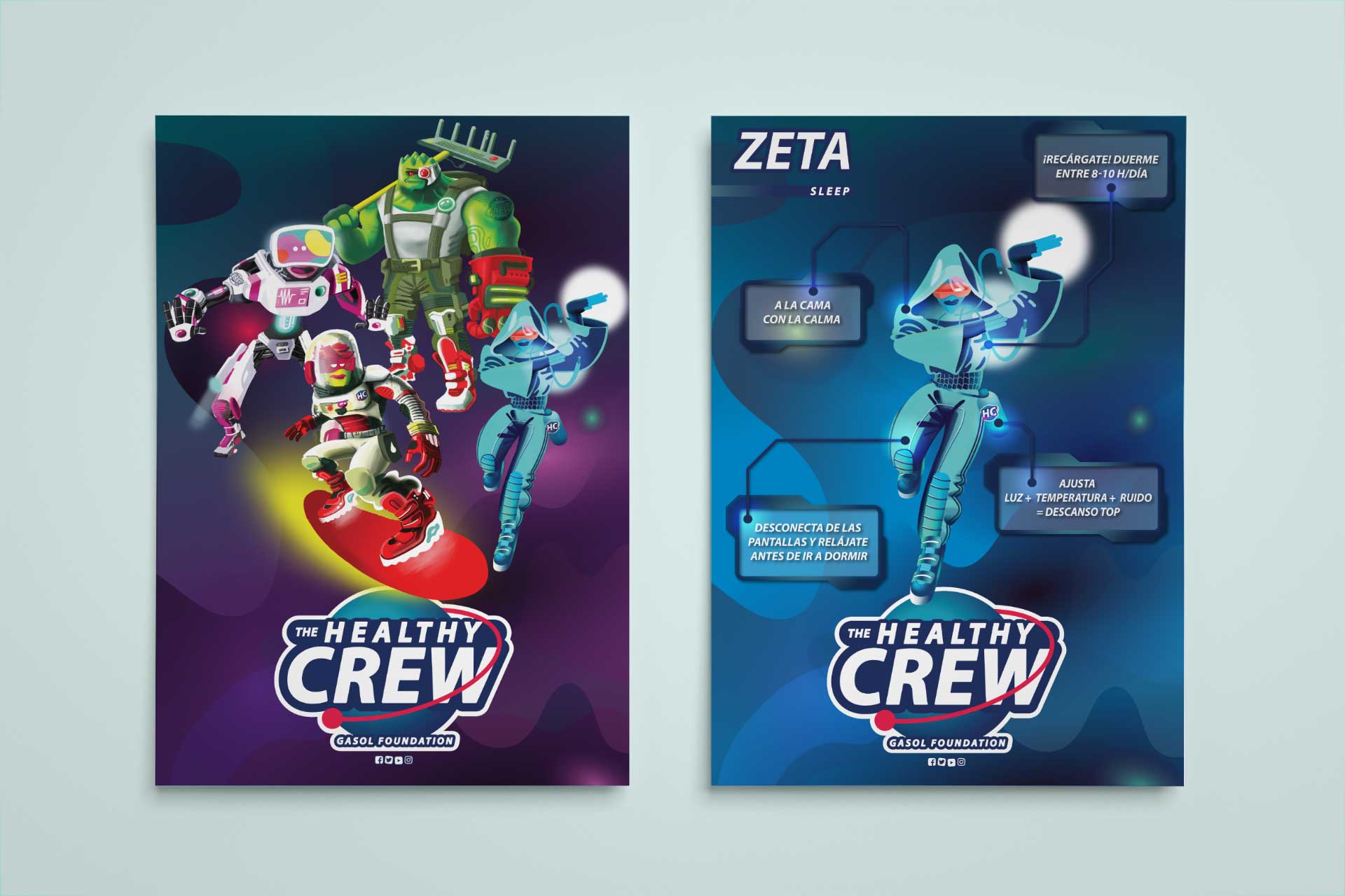  The Healthy Crew Posters